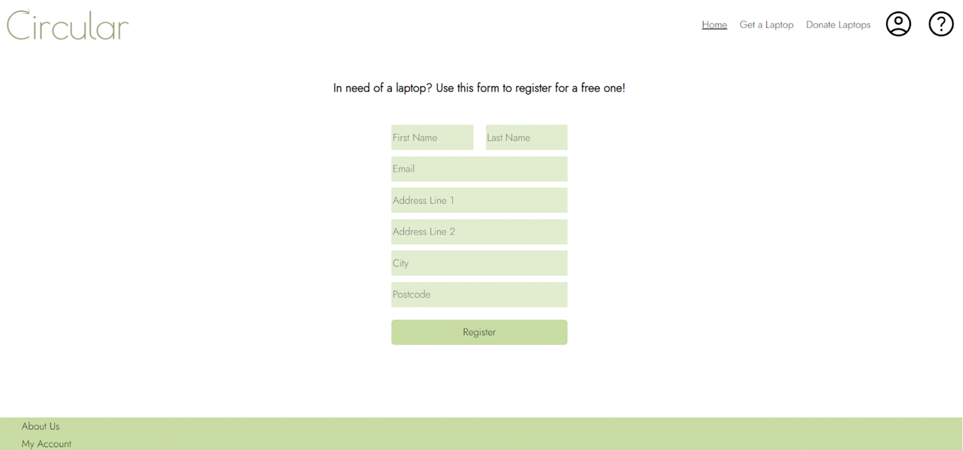Website made during Athena Hackathon 2022 