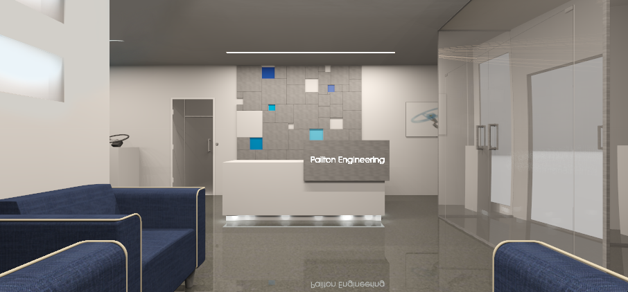 Engineering Office Reception Render